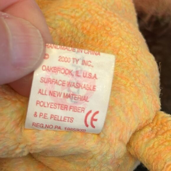 TY Beanie Baby - BUSHY the Lion (7 inch) WITH ALL TAGS 2000 - Picture 8 of 11